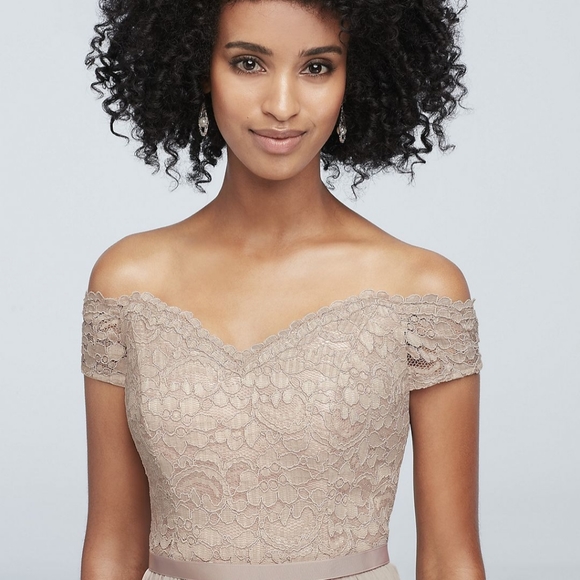 David's Bridal Size 6 Navy Blue dress - Picture 4 of 8